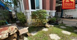 บ้านแฝด 1 ชั้น หมู่บ้าน กิตตินครการ์เด้นท์วิลล์ ซ.บางปลา 2 ใกล้วัดหลวงพ่อโตบางพลี พร้อมเข้าอยู่