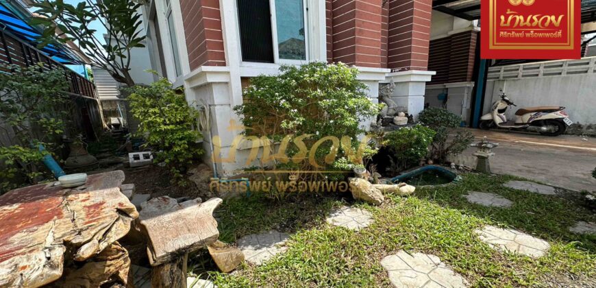 บ้านแฝด 1 ชั้น หมู่บ้าน กิตตินครการ์เด้นท์วิลล์ ซ.บางปลา 2 ใกล้วัดหลวงพ่อโตบางพลี พร้อมเข้าอยู่