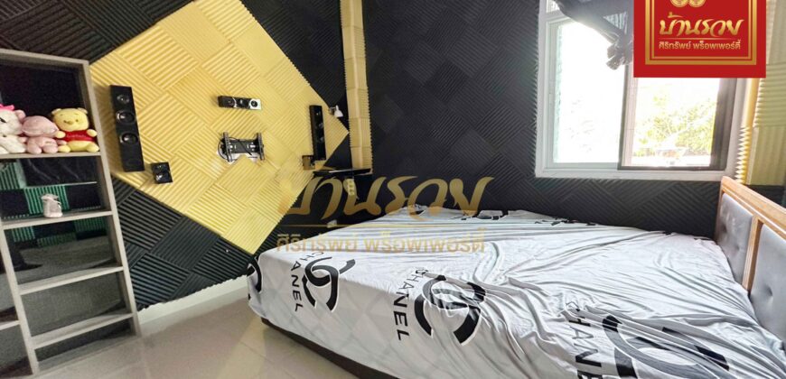 บ้านแฝด 1 ชั้น หมู่บ้าน กิตตินครการ์เด้นท์วิลล์ ซ.บางปลา 2 ใกล้วัดหลวงพ่อโตบางพลี พร้อมเข้าอยู่