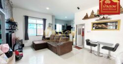 บ้านแฝด 1 ชั้น หมู่บ้าน กิตตินครการ์เด้นท์วิลล์ ซ.บางปลา 2 ใกล้วัดหลวงพ่อโตบางพลี พร้อมเข้าอยู่