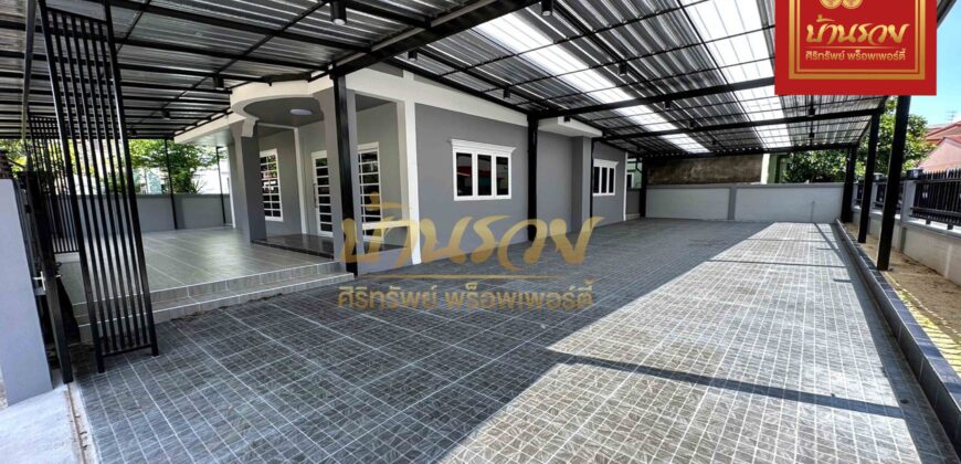 บ้านเดี่ยว 2 ชั้น #หลังมุม หมู่บ้าน เฟื่องฟ้า 9 เฟส 4 ซอยมังกร ใกล้จุดขึ้น – ลงทางด่วนกาญจนาภิเษก บ้านรีโนเวทใหม่ทั้งหลัง