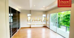 บ้านเดี่ยว 2 ชั้น หมู่บ้านเดอะซิตี้ ติดถนนรัตนาธิเบศร์ ใกล้รถไฟฟ้าสายสีม่วงสถานีพระนั่งเกล้า