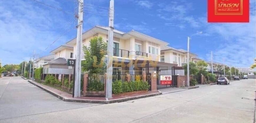 บ้านเดี่ยว 2 ชั้น หมู่บ้านเดอะแพลนท์ ศรีนครินทร์-หนามแดง ใกล้สี่แยกเทพารักษ์ และแหล่งอำนวยความสะดวก