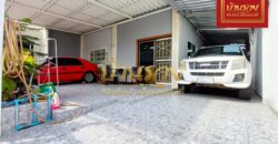 บ้านเดี่ยว 1 ชั้น ปลูกสร้างเอง ซอยเทศบาลบางปู 37 ทำเลดีใกล้รถไฟฟ้าสถานีแพรกษาและโรบินสันสมุทรปราการ