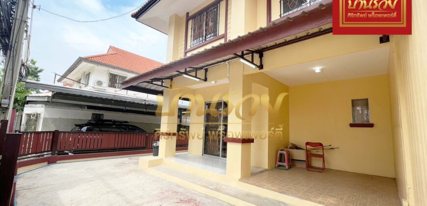 ทาวน์เฮ้าส์ 2 ชั้น หลังมุม หมู่บ้านพุทธชาด เฟส2 ติดหมู่บ้านพฤกษา 34 ถประชาอุทิศ 90 บ้านสวย สภาพดี พร้อมเข้าอยู่