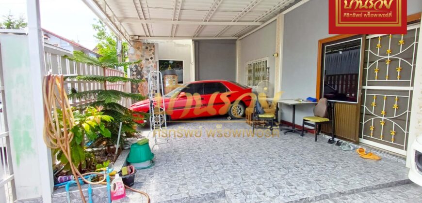 บ้านเดี่ยว 1 ชั้น ปลูกสร้างเอง ซอยเทศบาลบางปู 37 ทำเลดีใกล้รถไฟฟ้าสถานีแพรกษาและโรบินสันสมุทรปราการ