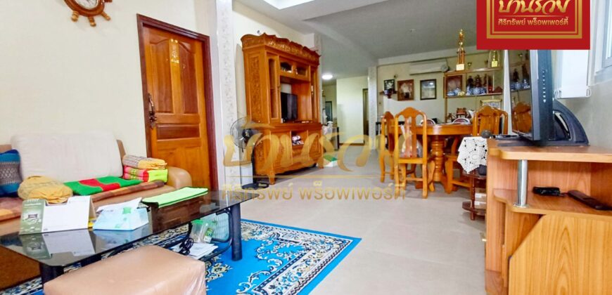 บ้านเดี่ยว 1 ชั้น ปลูกสร้างเอง ซอยเทศบาลบางปู 37 ทำเลดีใกล้รถไฟฟ้าสถานีแพรกษาและโรบินสันสมุทรปราการ