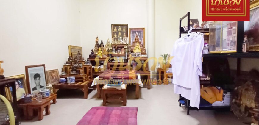 บ้านเดี่ยว 1 ชั้น ปลูกสร้างเอง ซอยเทศบาลบางปู 37 ทำเลดีใกล้รถไฟฟ้าสถานีแพรกษาและโรบินสันสมุทรปราการ