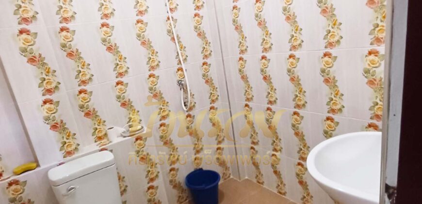 บ้านเดี่ยว 1 ชั้น ปลูกสร้างเอง ซอยเทศบาลบางปู 37 ทำเลดีใกล้รถไฟฟ้าสถานีแพรกษาและโรบินสันสมุทรปราการ