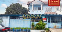 ทาวน์เฮ้าส์ 2 ชั้น หมู่บ้านภูมิใจนิเวศน์ 2 ถนนสุขสวัสดิ์ ใกล้ท่าเรือพระสมุทรเจดีย์