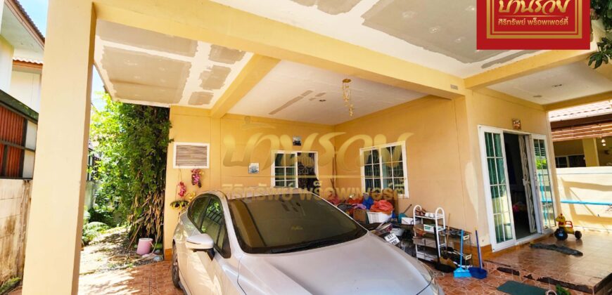 บ้านเดี่ยว 2 ชั้น หมู่บ้านเฟื่องฟ้า 15 ซอยมังกร-เทพารักษ์ ใกล้ทางด่วนกาญจนาฯ พร้อมเข้าอยู่