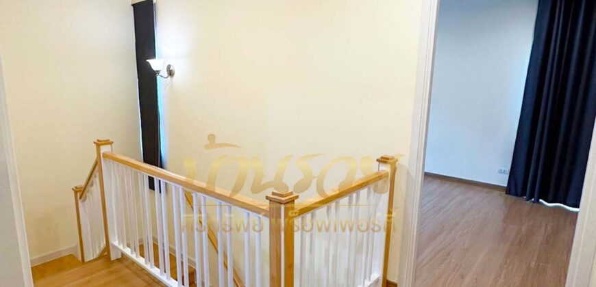 บ้านแฝด 2 ชั้น หมู่บ้านภัสสร ไพรด์ ศรีนครินทร์-เทพารักษ์ ซอย ทรัพย์บุญชัย ใกล้ทางด่วนวงแหวนกาญจนาภิเษก พร้อมเข้าอยู่