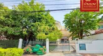 บ้านเดี่ยว 2 ชั้น หมู่บ้าน ชัยพฤกษ์ โครงการของแลนด์แอนเฮ้าส์ ซอยบางปลา 2 ใกล้วัดหลวงพ่อโตบางพลี ทำเลดีหน้าสวน