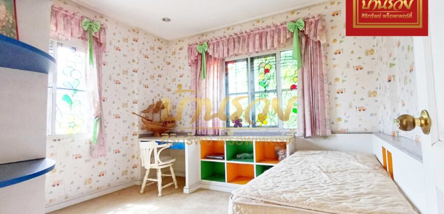 บ้านเดี่ยว 2 ชั้น หมู่บ้าน ชัยพฤกษ์ โครงการของแลนด์แอนเฮ้าส์ ซอยบางปลา 2 ใกล้วัดหลวงพ่อโตบางพลี ทำเลดีหน้าสวน