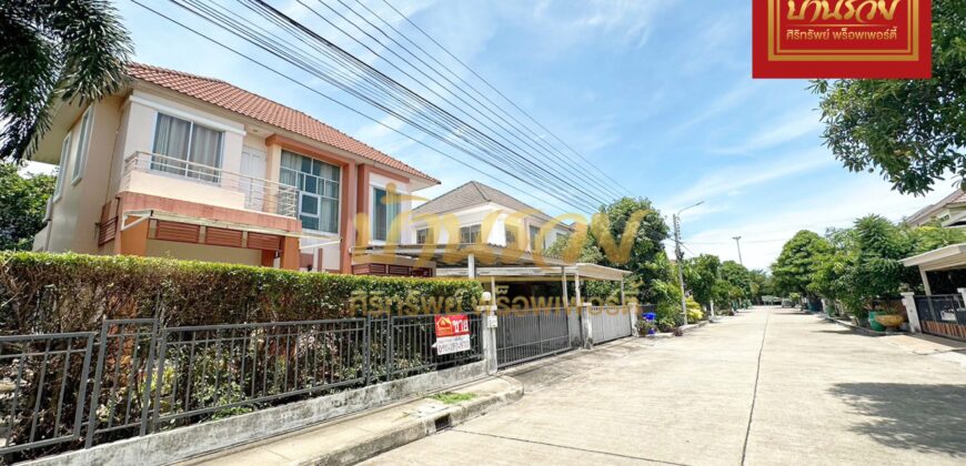 บ้านเดี่ยว 2 ชั้น หมู่บ้านรสิกา ตำหรุ-บางพลี ใกล้นิคมอุตสาหกรรมบางปู พร้อมเข้าอยู่