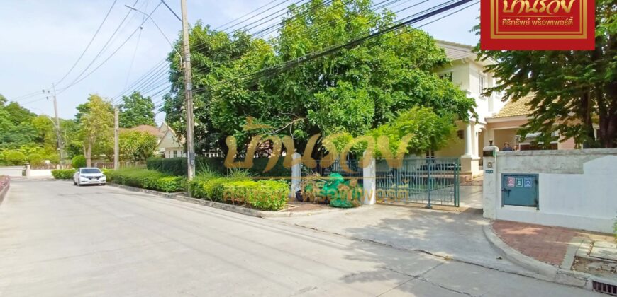 บ้านเดี่ยว 2 ชั้น หมู่บ้าน ชัยพฤกษ์ โครงการของแลนด์แอนเฮ้าส์ ซอยบางปลา 2 ใกล้วัดหลวงพ่อโตบางพลี ทำเลดีหน้าสวน