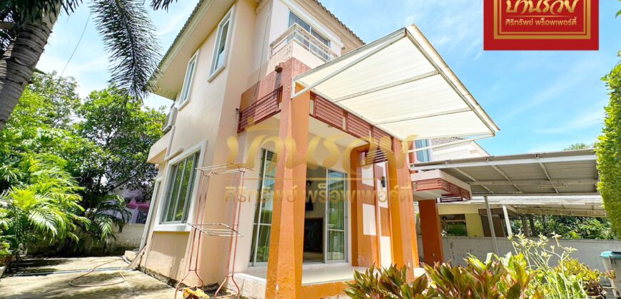 บ้านเดี่ยว 2 ชั้น หมู่บ้านรสิกา ตำหรุ-บางพลี ใกล้นิคมอุตสาหกรรมบางปู พร้อมเข้าอยู่