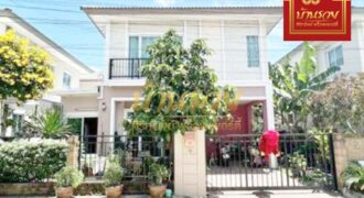 บ้านแฝด 2 ชั้น หมู่บ้านภัสสร ไพรด์ ศรีนครินทร์-เทพารักษ์ ซอย ทรัพย์บุญชัย ใกล้ทางด่วนวงแหวนกาญจนาภิเษก