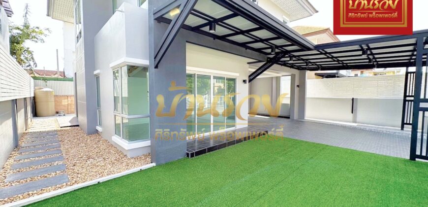 บ้านเดี่ยว 2 ชั้น หมู่บ้านไอริส ออคิด พาร์ค ใกล้โลตัส ศรีนครินทร์ รีโนเวทใหม่ทั้งหลัง พร้อมเข้าอยู่