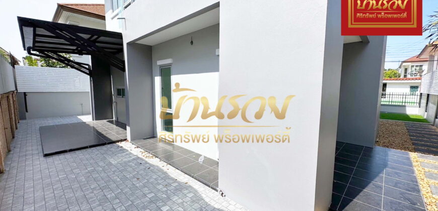 บ้านเดี่ยว 2 ชั้น หมู่บ้านไอริส ออคิด พาร์ค ใกล้โลตัส ศรีนครินทร์ รีโนเวทใหม่ทั้งหลัง พร้อมเข้าอยู่