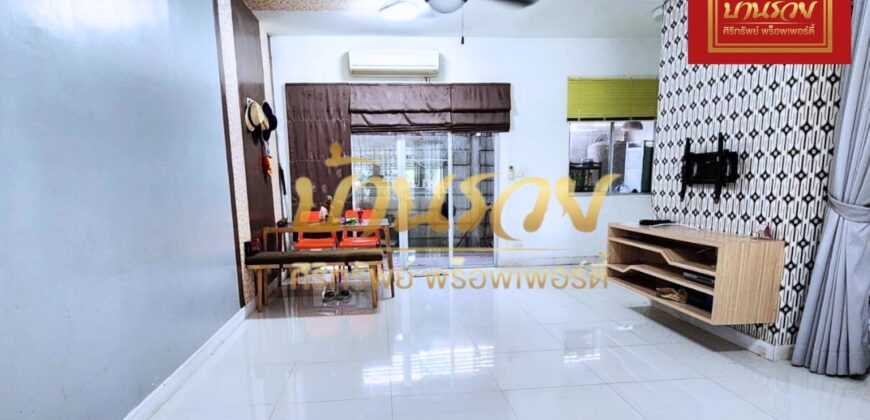 ทาวน์เฮ้าส์ 2 ชั้น หมู่บ้านเดอะคอนเนค12A สุวรรณภูมิ เฟส 1 ซอยกิ่งแก้ว 37 ใกล้สนามบินสุวรรณภูมิ พร้อมเข้าอยู่