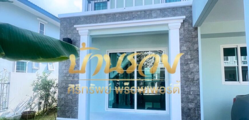 บ้านเดี่ยว 2 ชั้น หมู่บ้านVillaggio ศรีนครินทร์ จาก Land&Houses ซ.ทรัพย์บุญชัย 28 ใกล้รพ.เปาโลฯ พร้อมเข้าอยู่