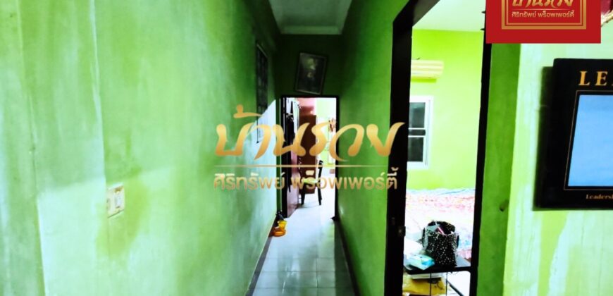 ทาวน์เฮ้าส์ 1 ชั้น หมู่บ้านบางปูวิลล่า 3 เทศบาลบางปู 43 ใกล้รถไฟฟ้าสายสีเขียว พร้อมเข้าอยู่