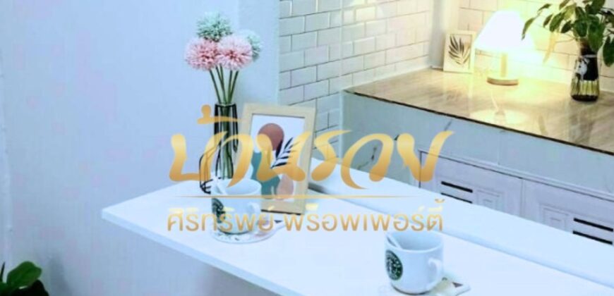 ทาวน์เฮ้าส์ 2 ชั้น ถนนเมน หมู่บ้านพฤกษา 34 ซอยประชาอุทิศ 90 (ซอยกระทิงแดง ใกล้ทางด่วนสุขสวัสดิ์ กม.9 บ้านรีโนเวทใหม่ พร้อมตกแต่งเฟอร์นิเจอร์ทั้งหลัง