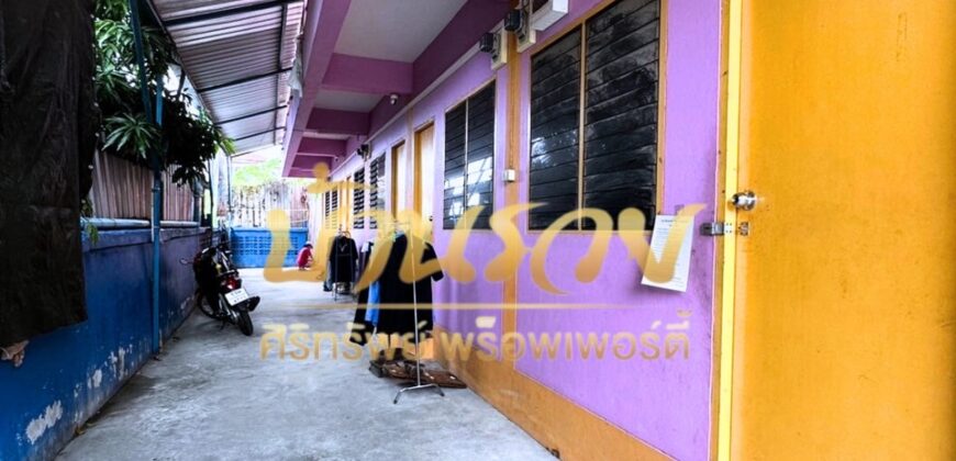ห้องเช่า 2ชั้น 12 ห้อง ขายพร้อมผู้เช่า ซอยสวนสนบางปลา ใกล้ตลาดเรือบิน