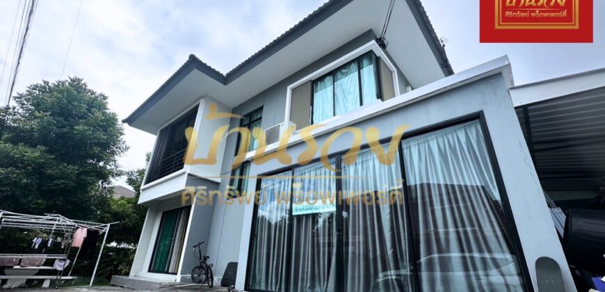 บ้านเดี่ยว 2 ชั้น *หลังริม หมู่บ้านดีไลท์ หนามแดง-บางพลี ซ.อัมพรใกล้แหล่งอำนวยความสะดวก พร้อมเข้าอยู่