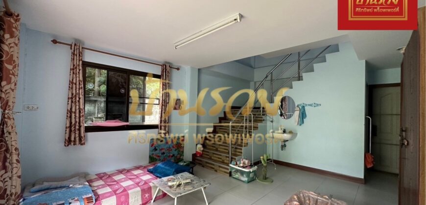 ตึก2ชั้น 5ห้อง ซอยหมู่บ้านร่มเย็น3(ชุมชนเฟื่องฟ้า) ใกล้BTSแพรกษา ห่างถนนสุขุมวิทเพียง 200เมตร