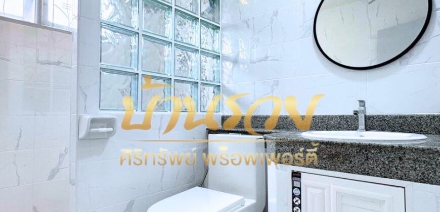 บ้านเดี่ยว 2 ชั้น ม.วรารมย์ ซอยประชาอุทิศ 98 สุขสวัสดิ์ ใกล้ทางด่วนกาญจนาภิเษก บ้านรีโนเวทใหม่ทั้งหลัง