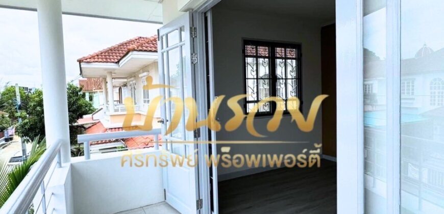 บ้านเดี่ยว 2 ชั้น ม.วรารมย์ ซอยประชาอุทิศ 98 สุขสวัสดิ์ ใกล้ทางด่วนกาญจนาภิเษก บ้านรีโนเวทใหม่ทั้งหลัง