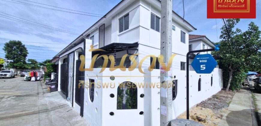 ทาวน์เฮ้าส์ 2 ชั้น *หลังริม หมู่บ้านพฤกษา 85 หนามแดง-บางพลี รีโนเวทใหม่ทั้งหลัง ใกล้แหล่งอำนวยความสะดวก พร้อมเข้าอยู่