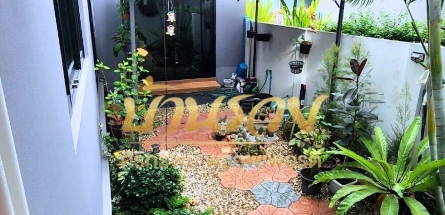 บ้านเดี่ยว 2 ชั้น ต้นโครงการ หมู่บ้านเนเชอร่า เทรนด์ ศรีนครินทร์ ซ.ทรัพย์บุญชัย 28 ใกล้ BTS ศรีนครินทร์ พร้อมเข้าอยู่