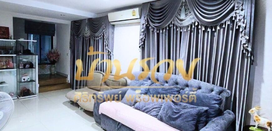 บ้านเดี่ยว 2 ชั้น ต้นโครงการ หมู่บ้านเนเชอร่า เทรนด์ ศรีนครินทร์ ซ.ทรัพย์บุญชัย 28 ใกล้ BTS ศรีนครินทร์ พร้อมเข้าอยู่