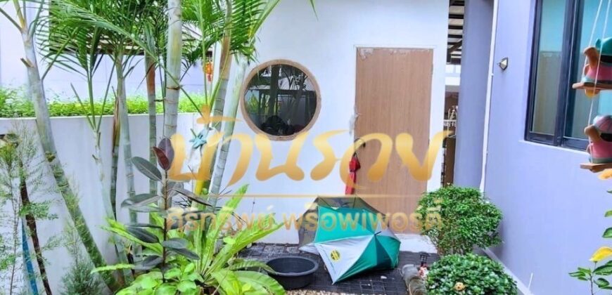 บ้านเดี่ยว 2 ชั้น ต้นโครงการ หมู่บ้านเนเชอร่า เทรนด์ ศรีนครินทร์ ซ.ทรัพย์บุญชัย 28 ใกล้ BTS ศรีนครินทร์ พร้อมเข้าอยู่