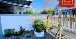 บ้านเดี่ยวชั้นเดียว หมู่บ้านชายคลอง เทพารักษ์ กม.25 (ซอยคิงคอง) ใกล้นิคมบางพลี บ้านรีโนเวทใหม่ ตกแต่งพร้อมเข้าอยู่