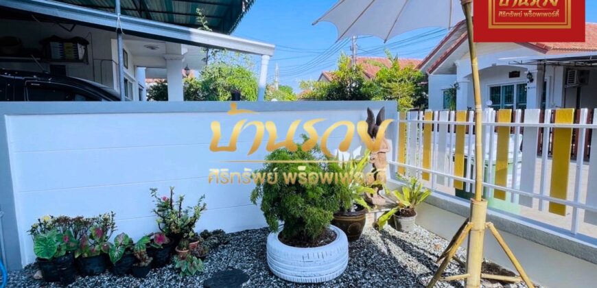 บ้านเดี่ยวชั้นเดียว หมู่บ้านชายคลอง เทพารักษ์ กม.25 (ซอยคิงคอง) ใกล้นิคมบางพลี บ้านรีโนเวทใหม่ ตกแต่งพร้อมเข้าอยู่