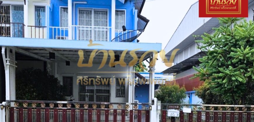 ทาวน์เฮ้าส์ 2 ชั้น #หลังมุม หมู่บ้าน นครทองซิตี้ คลองอาเสี่ย ใกล้นิคมอุตสาหกรรมบางปู บ้านตกแต่งใหม่ พร้อมเข้าอยู่