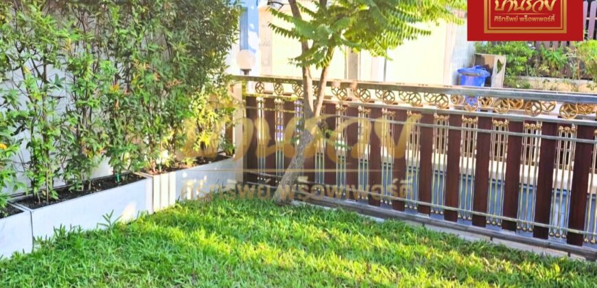 ทาวน์เฮ้าส์ 2 ชั้น #หลังมุม หมู่บ้าน นครทองซิตี้ คลองอาเสี่ย ใกล้นิคมอุตสาหกรรมบางปู บ้านตกแต่งใหม่ พร้อมเข้าอยู่