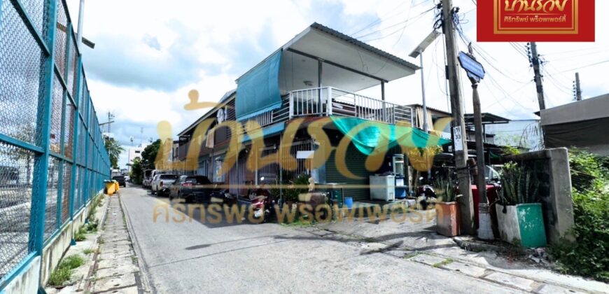 ตึกห้องเช่า 2ชั้น พร้อมผู้เช่า ซอยเทศบาลบางเสาธง27 เคหะบางพลี ใกล้นิคมอุตสาหกรรมบางพลี