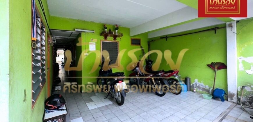 ตึกห้องเช่า 2ชั้น พร้อมผู้เช่า ซอยเทศบาลบางเสาธง27 เคหะบางพลี ใกล้นิคมอุตสาหกรรมบางพลี