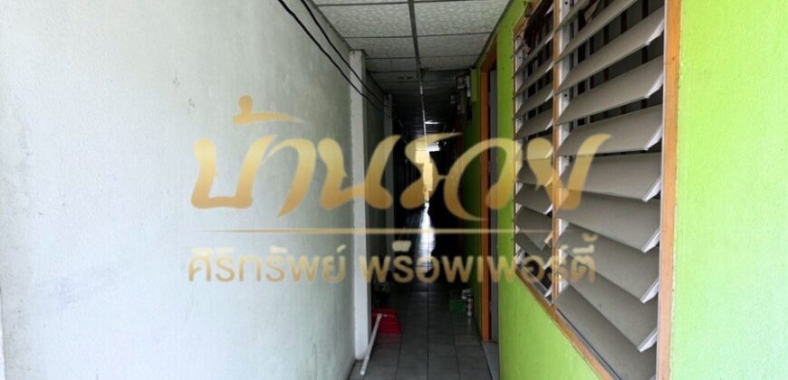 ตึกห้องเช่า 2ชั้น พร้อมผู้เช่า ซอยเทศบาลบางเสาธง27 เคหะบางพลี ใกล้นิคมอุตสาหกรรมบางพลี