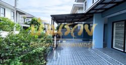 บ้านเดี่ยว 2 ชั้น หมู่บ้านแอมมิตี้บางนา-เทพารักษ์ ถนนเทพารักษ์ กม.26 ใกล้นิคมอุตสาหกรรมบางพลี พร้อมเข้าอยู่