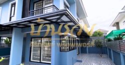 บ้านเดี่ยว 2 ชั้น หมู่บ้านแอมมิตี้บางนา-เทพารักษ์ ถนนเทพารักษ์ กม.26 ใกล้นิคมอุตสาหกรรมบางพลี พร้อมเข้าอยู่