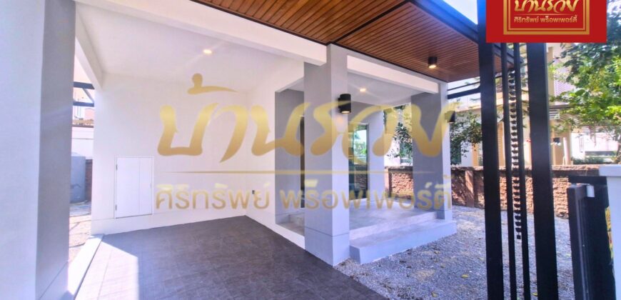 บ้านแฝด 2 ชั้น หมู่บ้านมัลดีฟส์ บีช ถนนหลังวัดหนามแดง รีโนเวทใหม่ ใกล้แหล่งอำนวยความสะดวก พร้อมเข้าอยู่