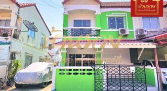 ทาวน์เฮ้าส์ 2 ชั้น หมู่บ้านชายคลอง หลังมุม เทพารักษ์ กม.25 (ซอยคิงคอง) ใกล้นิคมบางพลี บ้านรีโนเวทใหม่ ตกแต่งพร้อมเข้าอยู่