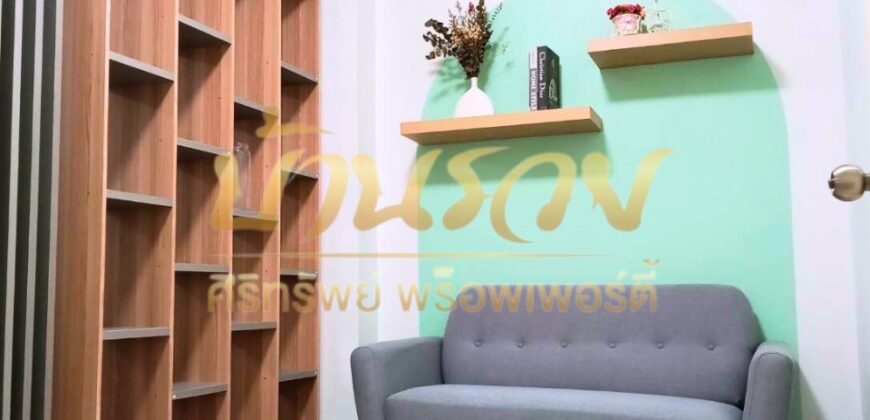 คอนโดบ้านเทพารักษ์ 3 ชั้น 3 ตึก 5 ถนนเทพารักษ์ – สำโรง ใกล้สี่แยกเทพารักษ์และรถไฟฟ้า ห้องรีโนเวทใหม่ พร้อมเข้าอยู่