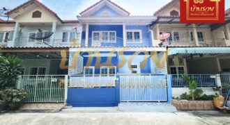 ทาวน์เฮ้าส์ 2 ชั้น หมู่บ้านเฟื่องฟ้า 11 เฟส 7 ซอยมังกร-เทพารักษ์ ใกล้จุดขึ้น-ลงทางด่วนกาญจนา บ้านรีโนเวทใหม่ พร้อมเข้าอยู่